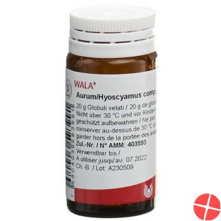 Wala Aurum/hyoscyamus Comp Globuli 20g