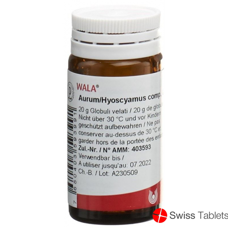 Wala Aurum/hyoscyamus Comp Globuli 20g buy online Wala Aurum/hyoscyamus Comp Globuli 20g buy online