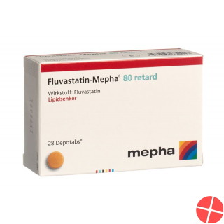 Fluvastatin Mepha Retard Depotabs 80mg 28 Stück