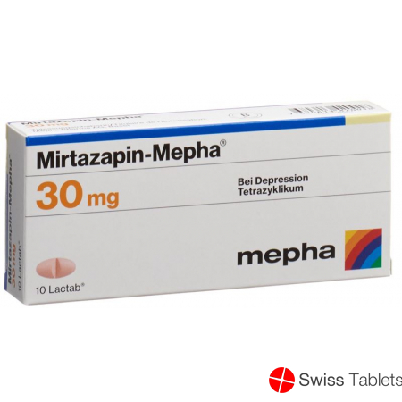 Mirtazapin Mepha Lactabs 30mg 10 Stück buy online