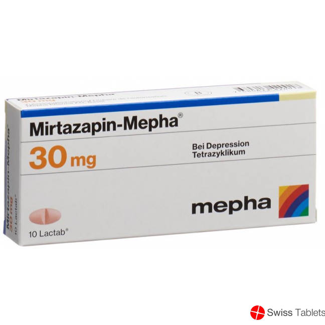 Mirtazapin Mepha Lactabs 30mg 10 Stück buy online
