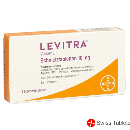 Levitra 10mg 4 Schmelztabletten buy online
