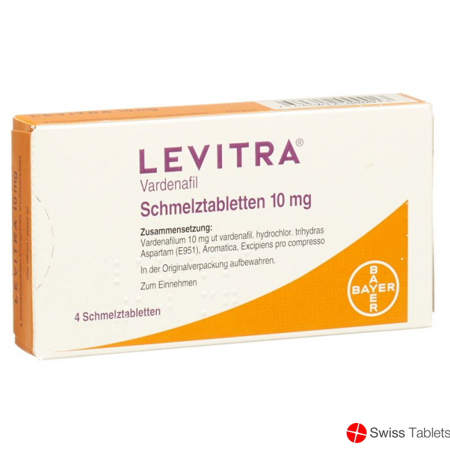 Levitra 10mg 4 Schmelztabletten buy online