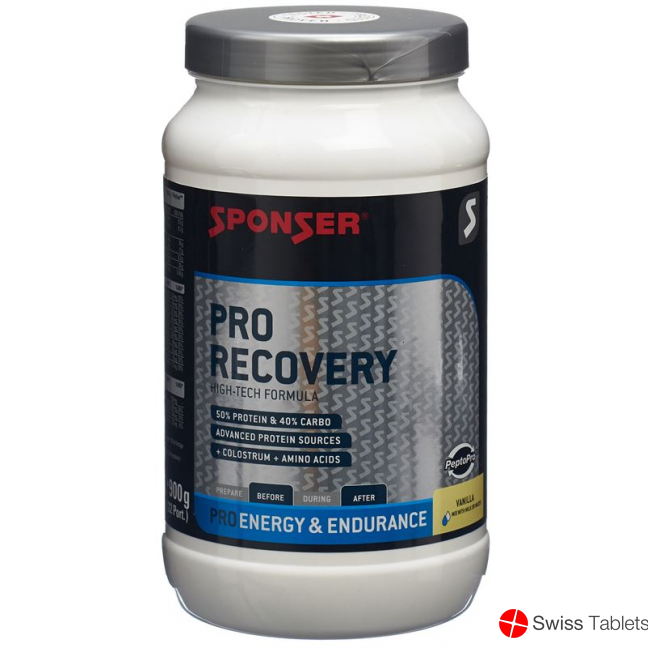 Sponser 50/36 Pro Recovery Drink Vanille Dose 900g buy online