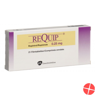 Requip Filmtabletten 0.25mg 21 Stück