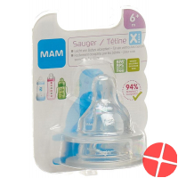 MAM Ersatzsauger Flasche Grösse X 6+ Monate 2 Stück