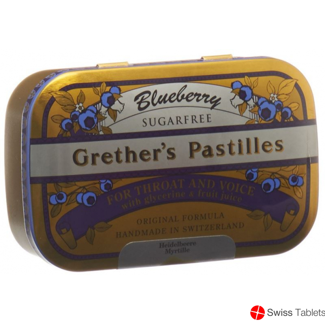 Grether’s Pastilles Blueberry Zuckerfrei Dose 110g buy online