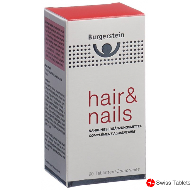 Burgerstein Hair & Nails tablets 90 pieces buy online