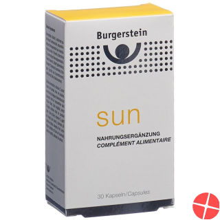 Burgerstein sun capsules 30 pieces