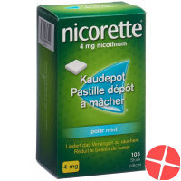 Nicorette Polar Mint Kaudepots 4mg 105 Stück
