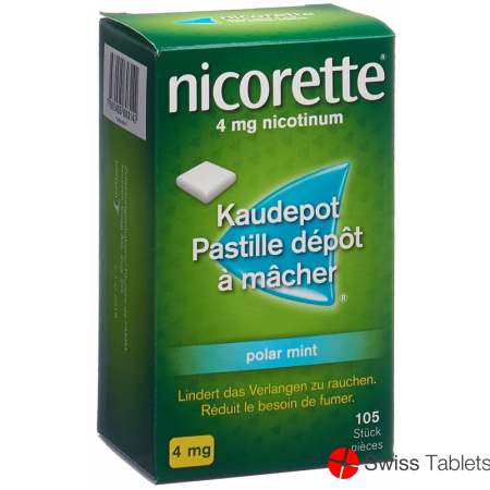 Nicorette Polar Mint Kaudepots 4mg 105 Stück buy online