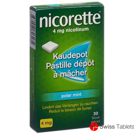Nicorette Polar Mint Kaudepots 4mg 30 Stück buy online