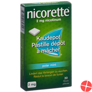 Nicorette Polar Mint Kaudepots 2mg 30 Stück