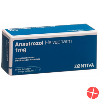 Anastrozol Helvepharm Filmtabletten 1mg 98 Stück