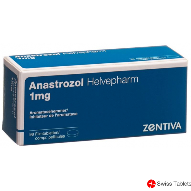 Anastrozol Helvepharm Filmtabletten 1mg 98 Stück buy online
