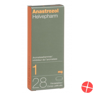 Anastrozol Helvepharm Filmtabletten 1mg 28 Stück
