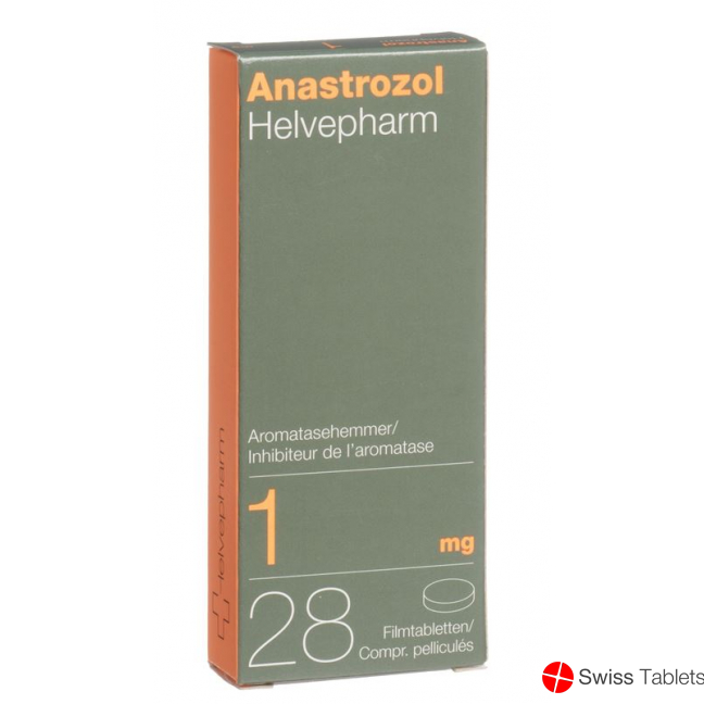 Anastrozol Helvepharm Filmtabletten 1mg 28 Stück buy online