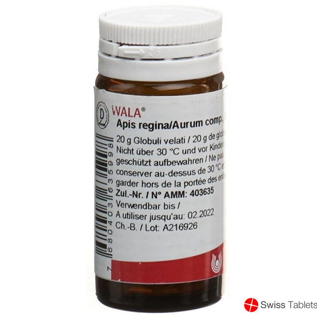 Wala Apis Regina/aurum Comp Globuli 20g buy online