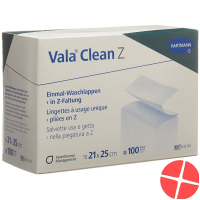 Valaclean Z Einmal Waschlappen 21x25cm 100 Stück