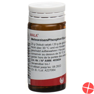 Wala Meteoreisen/phosphor/quarz Globuli 20g