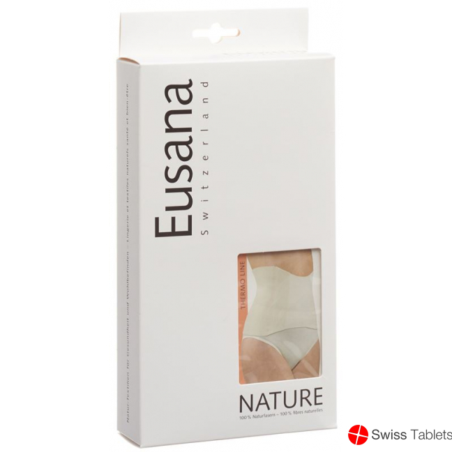 Eusana Nierenwärmer Anatomisch S Ivoire Swiss Mountain Silk buy online