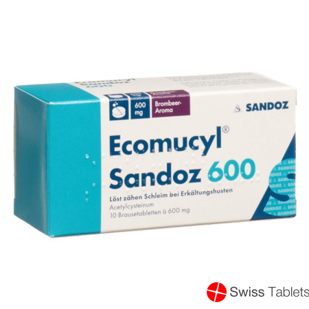 Ecomucyl Sandoz Brausetabletten 600mg 10 Stück buy online