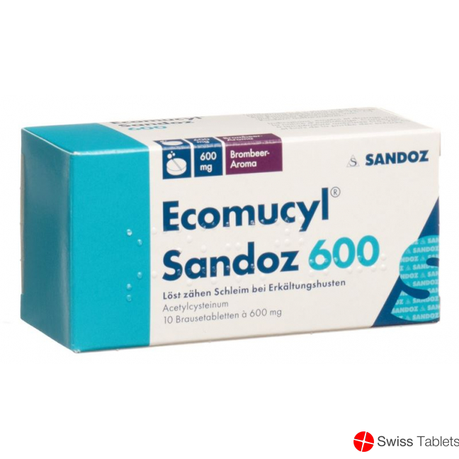 Ecomucyl Sandoz Brausetabletten 600mg 10 Stück buy online