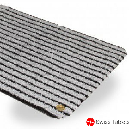 Ha Ra Fussmatte Soft Premium 90x200cm Schwarz/eisg buy online