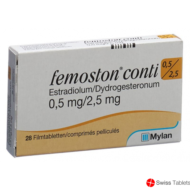 Femoston Conti Filmtabletten 0.5/2.5 28 Stück buy online