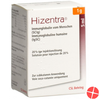 Hizentra Injektionslösung 1g/5ml Durchstechflasche 5ml