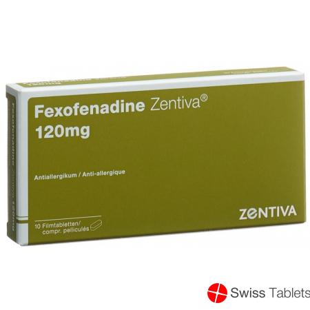 Fexofenadine Zentiva Filmtabletten 120mg 10 Stück buy online