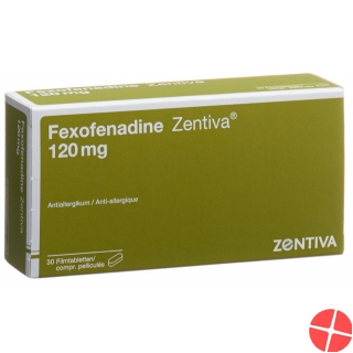 Fexofenadine Zentiva Filmtabletten 120mg 30 Stück