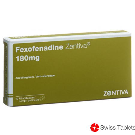 Fexofenadine Zentiva Filmtabletten 180mg 10 Stück buy online