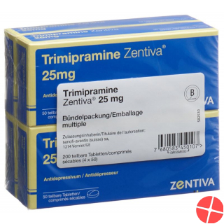 Trimipramine Zentiva Tabletten 25mg 200 Stück