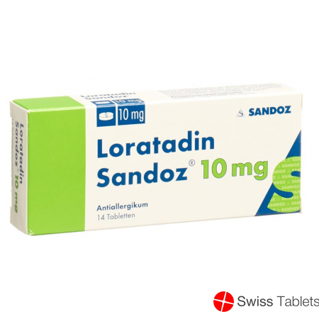Loratadin Sandoz Tabletten 10mg 14 Stück buy online