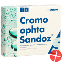 Cromo Ophta Sandoz 20mg/ml 20 Monodosen 0.5ml