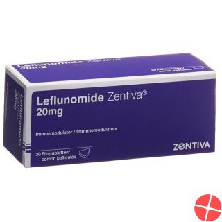 Leflunomide Zentiva Filmtabletten 20mg 30 Stück