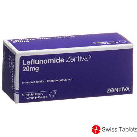 Leflunomide Zentiva Filmtabletten 20mg 30 Stück buy online