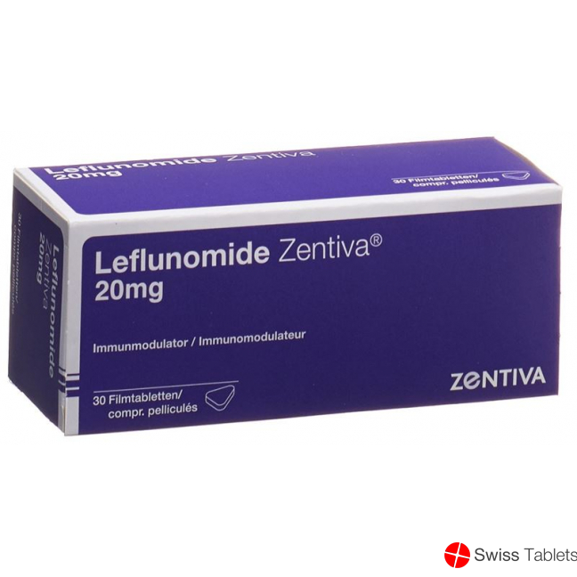 Leflunomide Zentiva Filmtabletten 20mg 30 Stück buy online