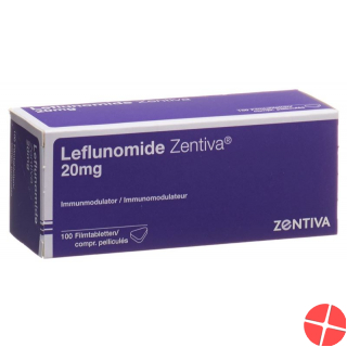 Leflunomide Zentiva Filmtabletten 20mg 100 Stück