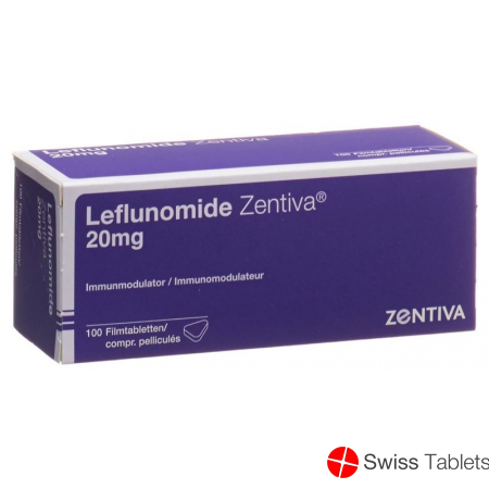 Leflunomide Zentiva Filmtabletten 20mg 100 Stück buy online