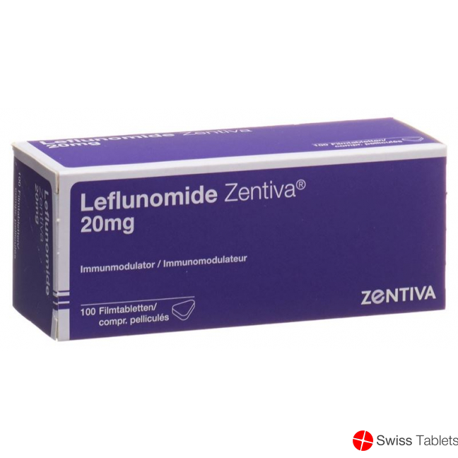Leflunomide Zentiva Filmtabletten 20mg 100 Stück buy online