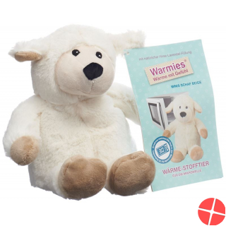 Beddy Bear Wärme-Stofftier Mini Schaf Beige