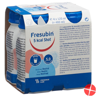 Fresubin 5kcal Shot Neutral 4x 120ml