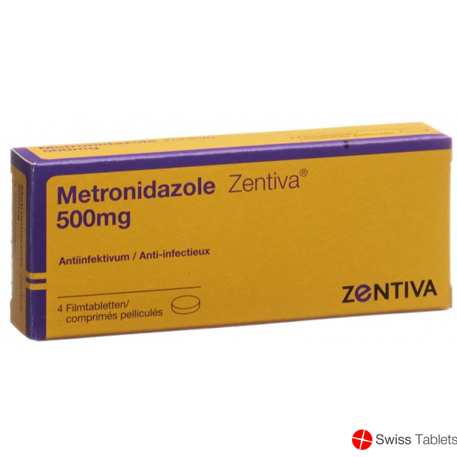 Metronidazol Zentiva Tricho Filmtabletten 500mg 4 Stück buy online