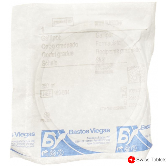 Bastos disposable bowl 250ml plastic sterile buy online