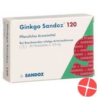 Ginkgo Sandoz Filmtabletten 120mg 30 Stück