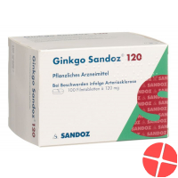 Ginkgo Sandoz Filmtabletten 120mg 100 Stück