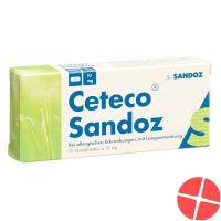 Ceteco Sandoz Filmtabletten 10mg 10 Stück Ceteco Sandoz Filmtabletten 10mg 10 Stück