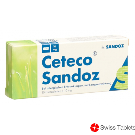 Ceteco Sandoz Filmtabletten 10mg 10 Stück buy online